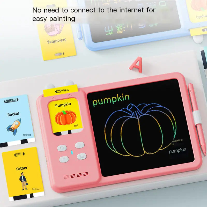 LCD Doodle Pad & 244 Flash cards