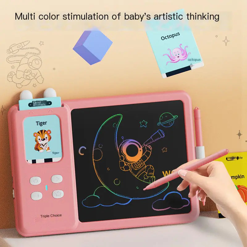 LCD Doodle Pad & 244 Flash cards