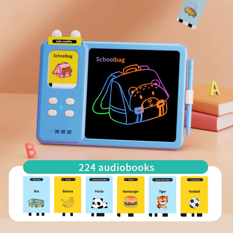 LCD Doodle Pad & 244 Flash cards